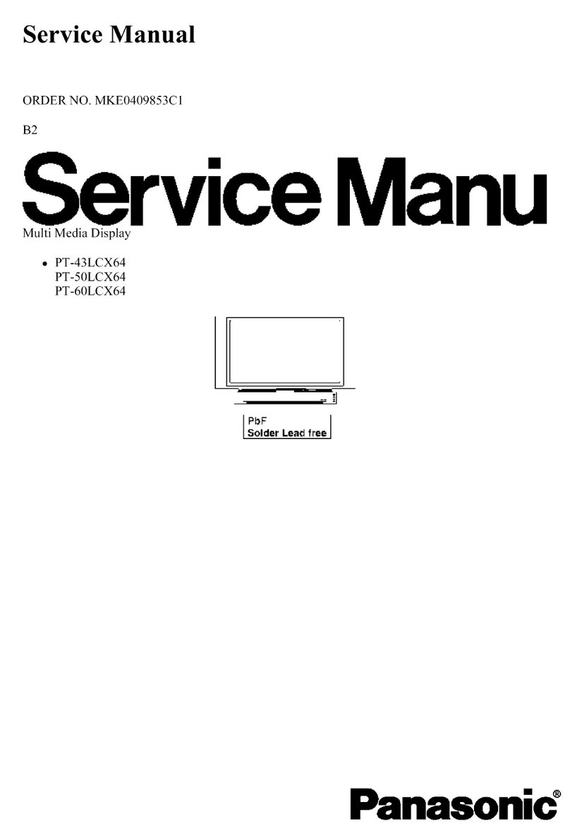 Panasonic PT43LCX64 - MMD DIGITAL TUNER Service manual