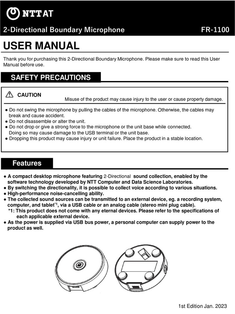 NTT Advanced Technology FR-1100 user manual