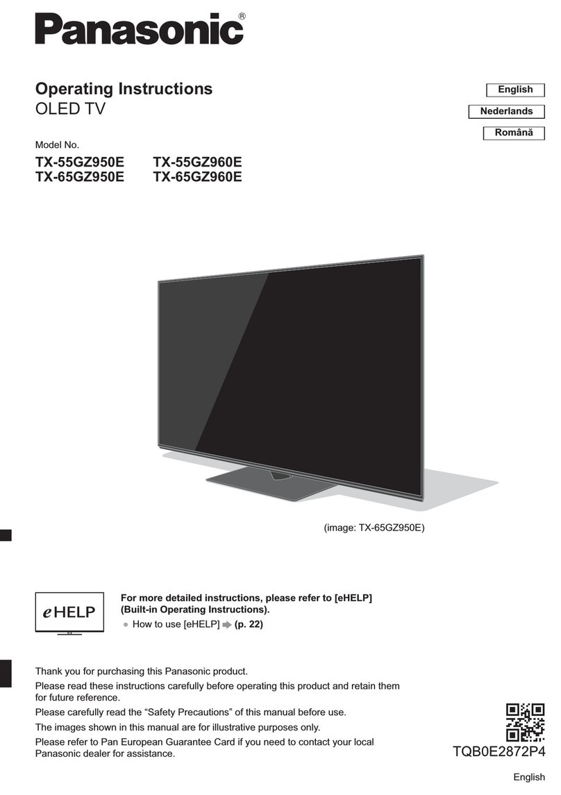 Panasonic TX-55GZ950E operating instructions