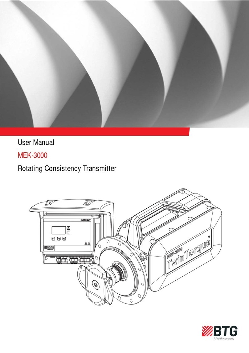 Voith BTG MEK-3000 User manual