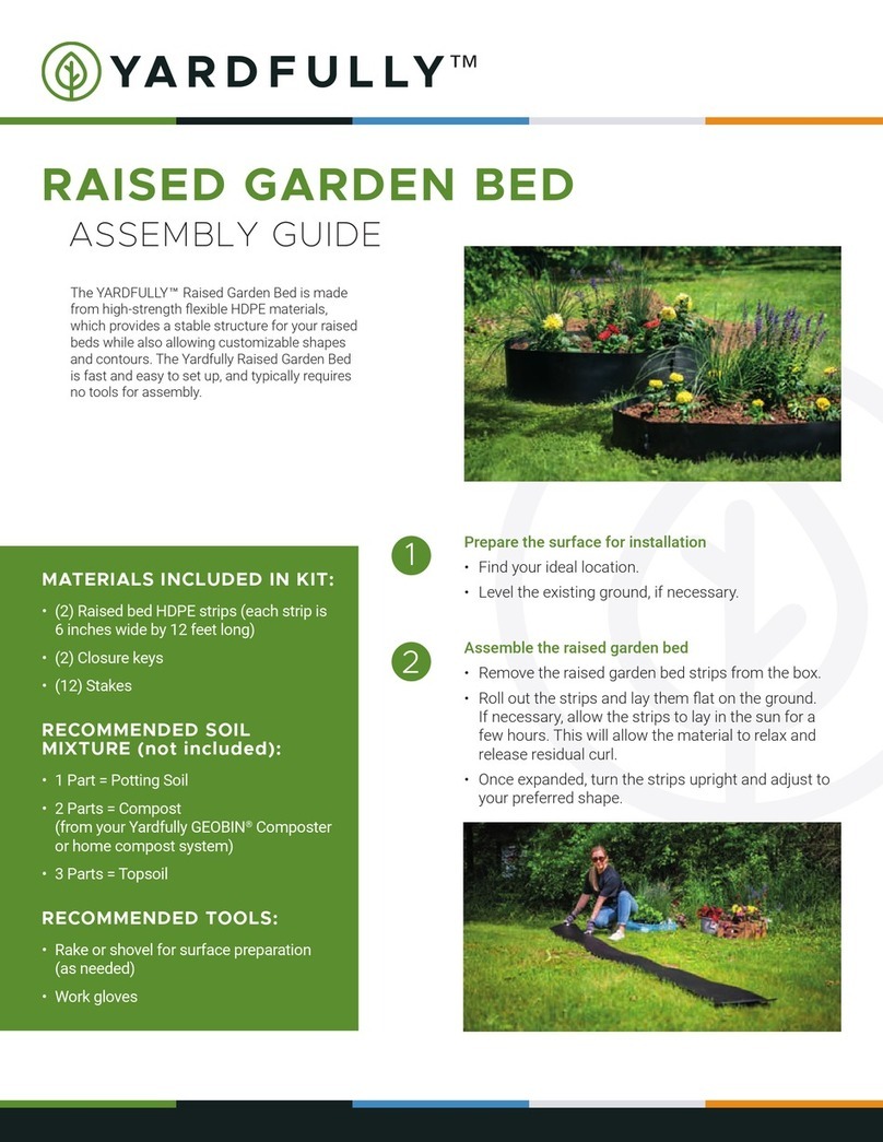 Yardfully RAISED GARDEN BED Assembly guide