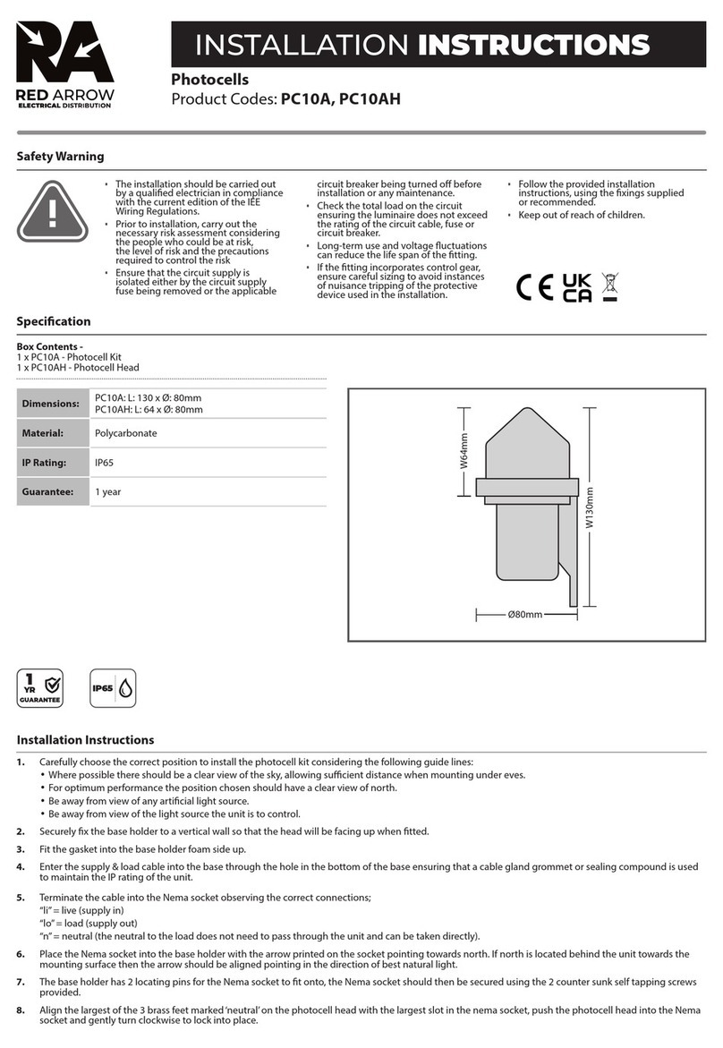 Red Arrow PC10A installation instructions