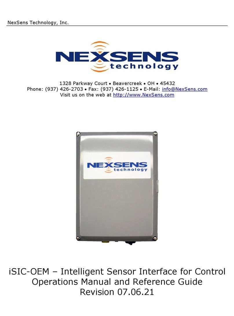 NexSens Technology iSIC-OEM User manual