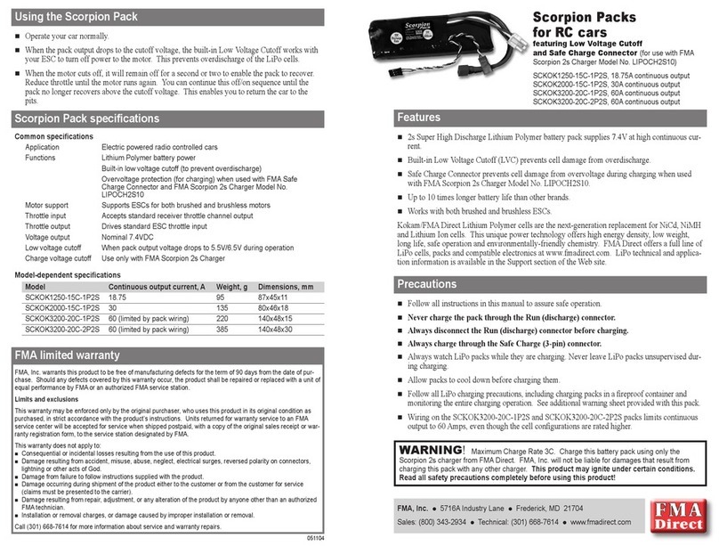 FMA Direct SCKOK1250-15C-1P2S instructions