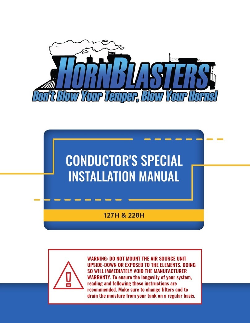 HornBlasters 127H installation manual