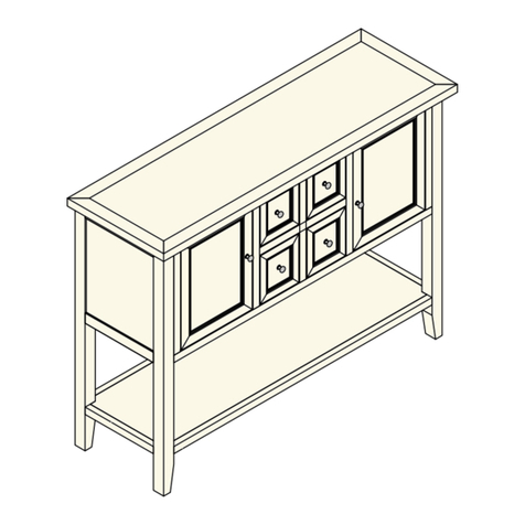 Furniture of America CM-DK5207 Assembly instructions