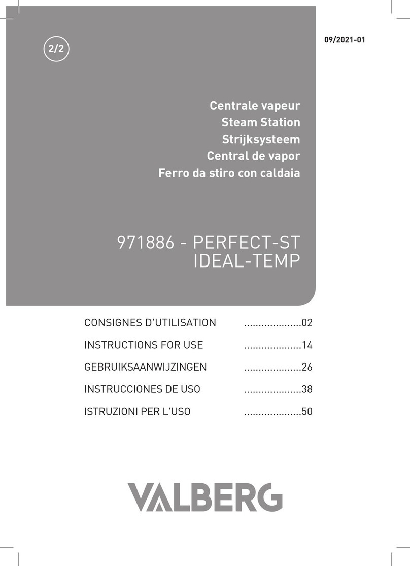 VALBERG PERFECT-ST IDEAL-TEMP User manual