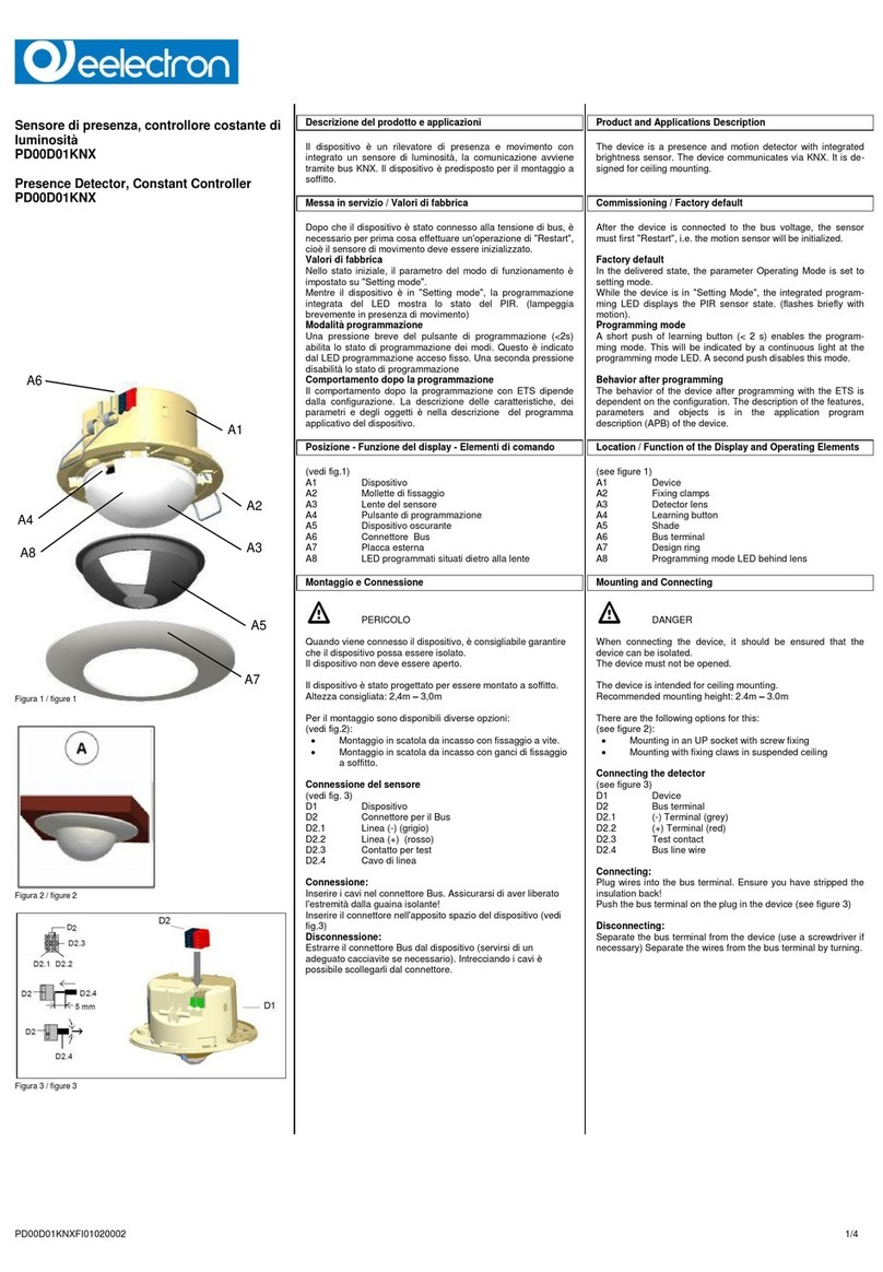 Eelectron PD00D01KNX quick start guide