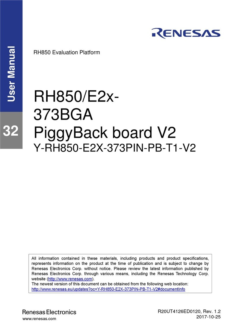 Renesas RH850/E2x373BGA User manual