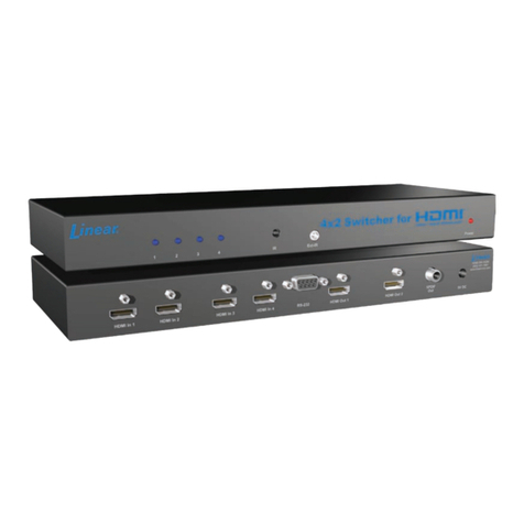 Linear HDMI-SW-4X2M user manual