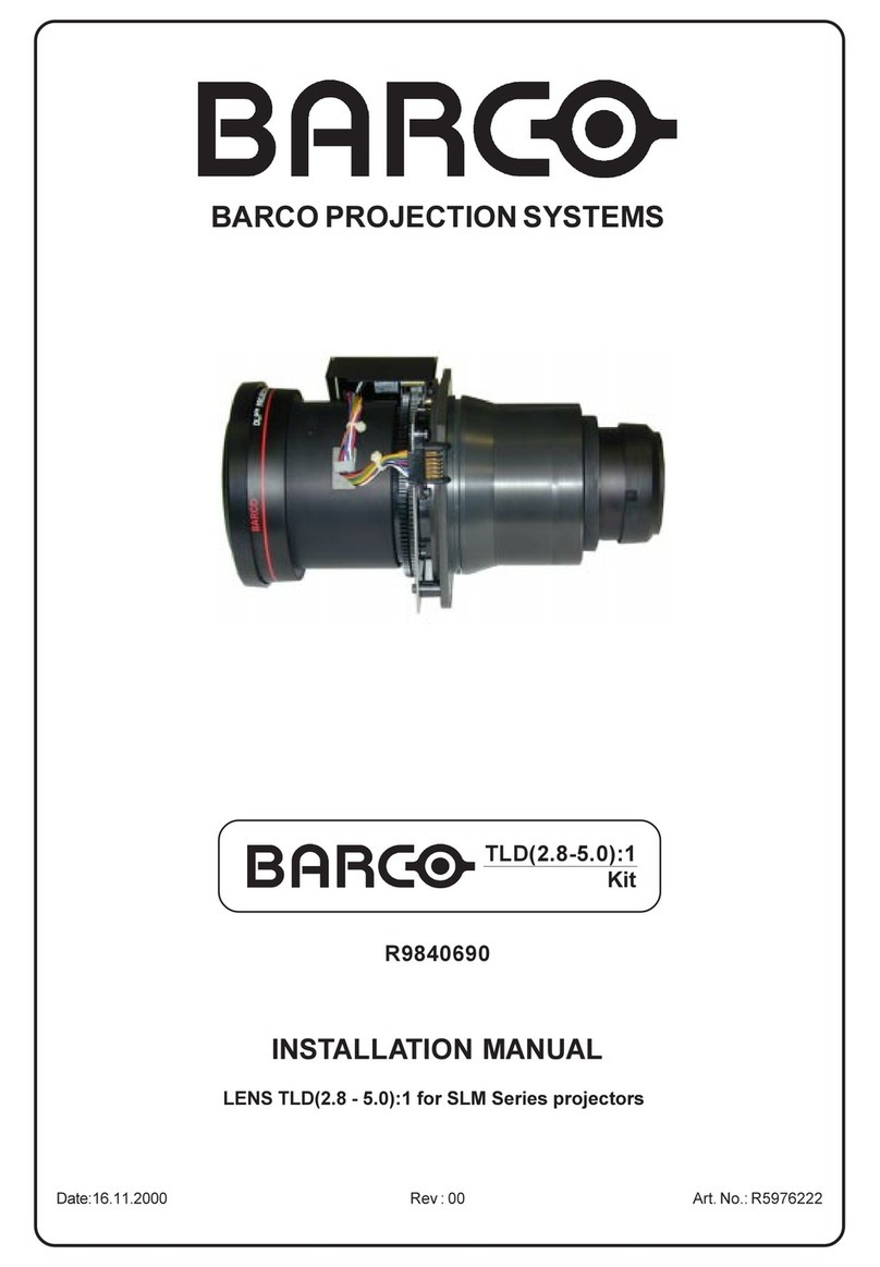 Barco TLD(2.8-5.0):1 User manual