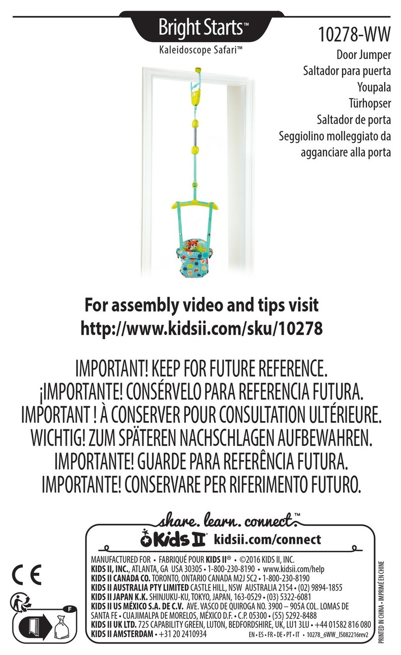 Kids II Bright Starts Kaleidoscope Safari manual