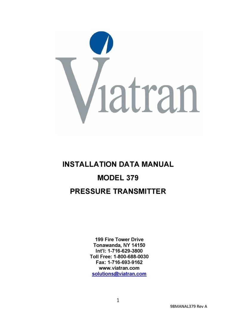 Viatran 379 Installation and user guide
