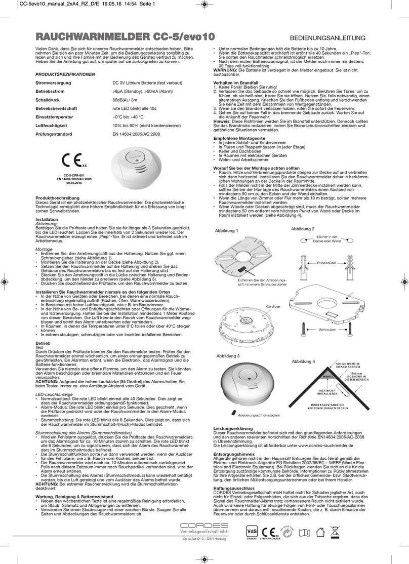 Cordes CC-5/evo10 instruction manual