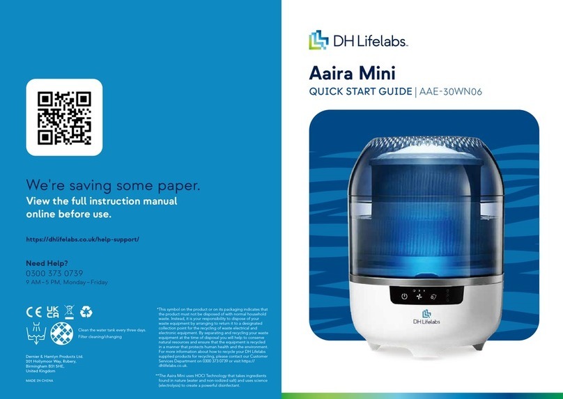 DH Lifelabs Aaira Mini User manual