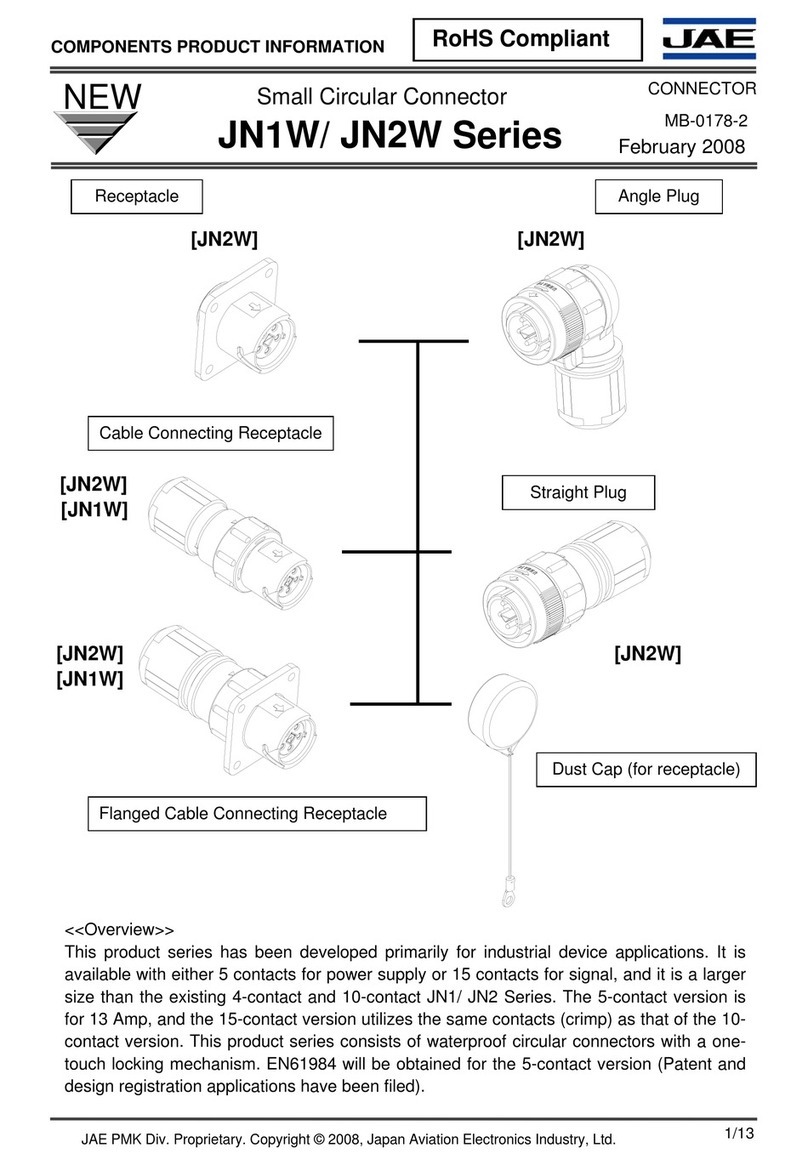 JAE JN1W Series manual