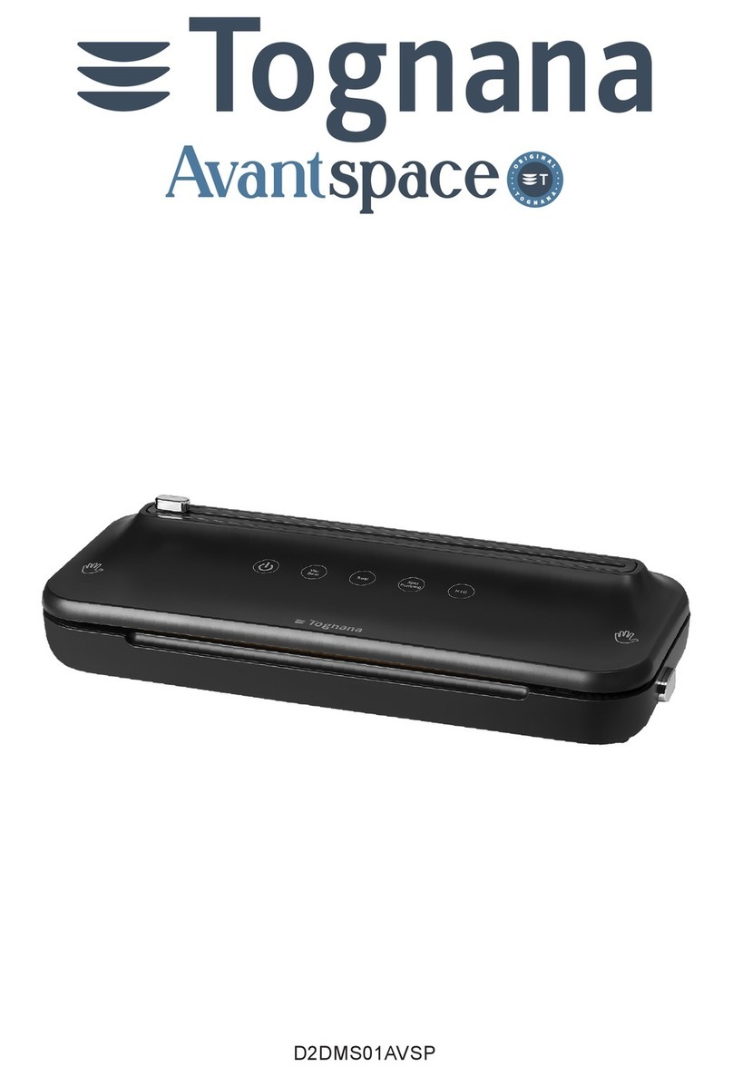Tognana Avantspace D2DMS01AVSP manual