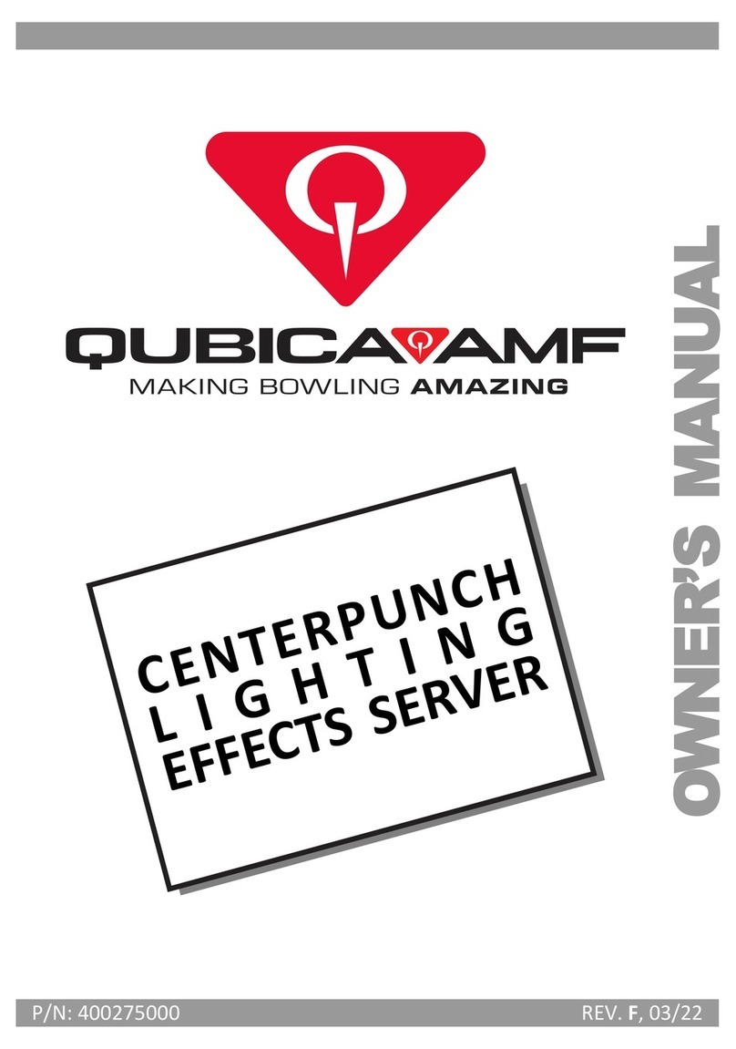 QubicaAMF CenterPunch User manual