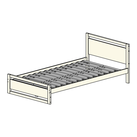 LV Furniture ALEXIS King single bed frame Assembly instructions LV Furniture ALEXIS King single bed frame Assembly instructions