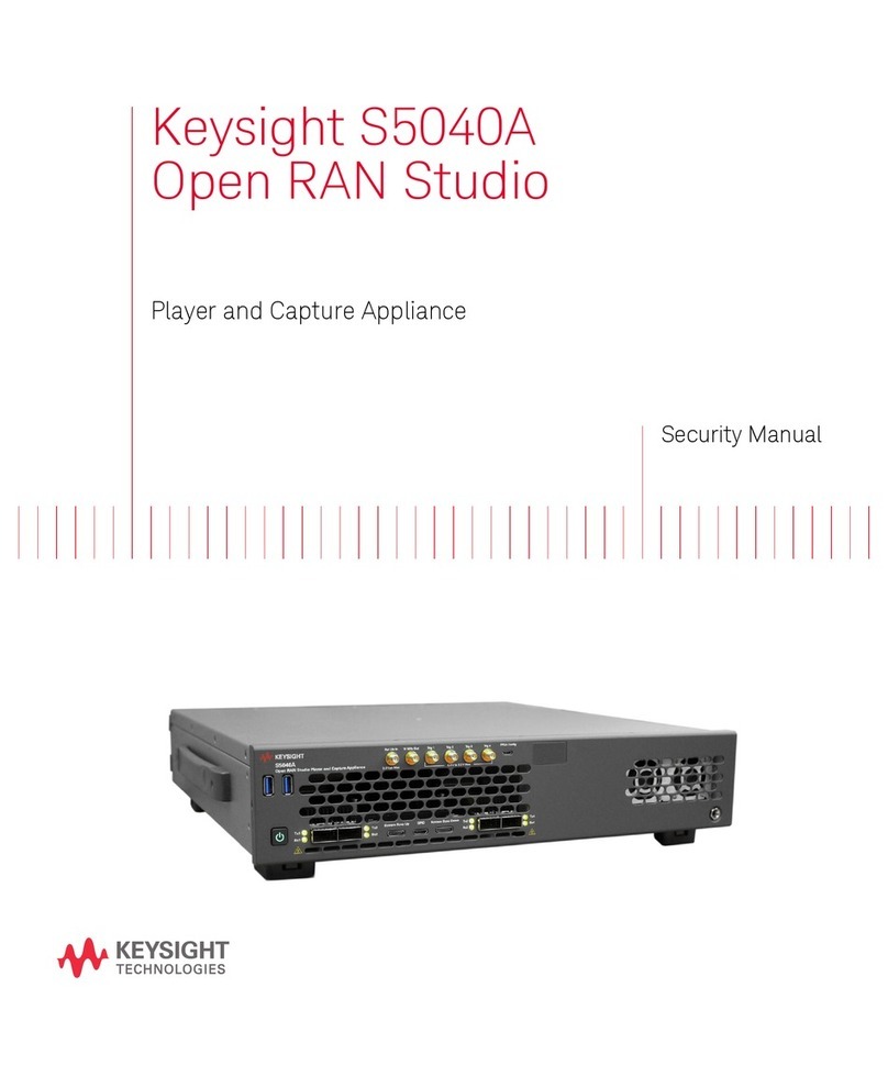 Keysight Technologies S5040A Security Manual