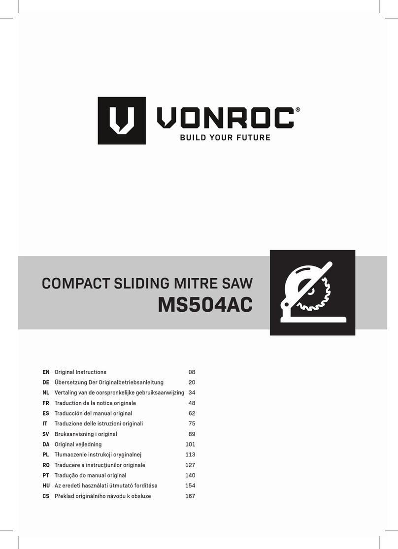 VONROC MS504AC User manual