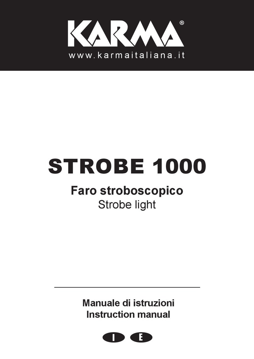 Karma STROBE 1000 instruction manual