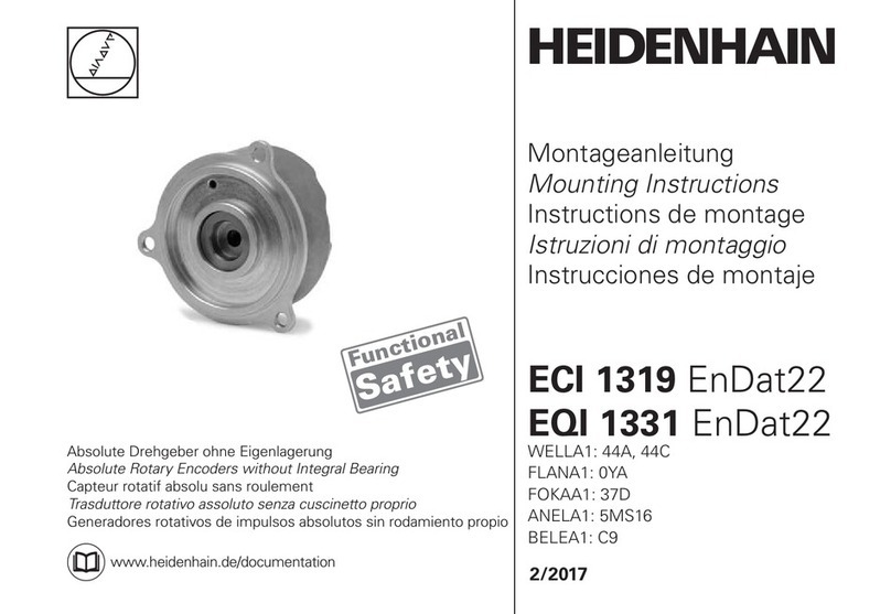 HEIDENHAIN ECI 1319 EnDat22 Mounting instructions