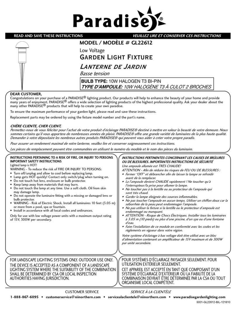 Paradise Datacom GL22612 instructions