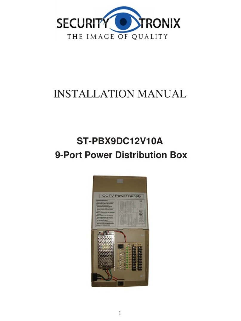 Securitytronix ST-PBX9DC12V10A User manual