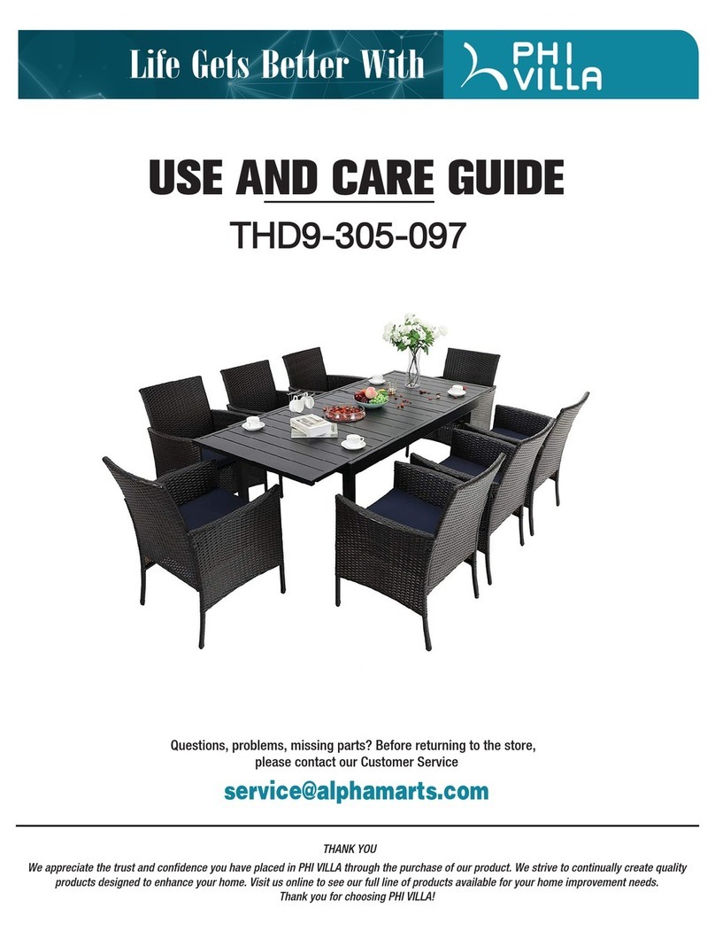 PHI VILLA THD9-305-097 User manual