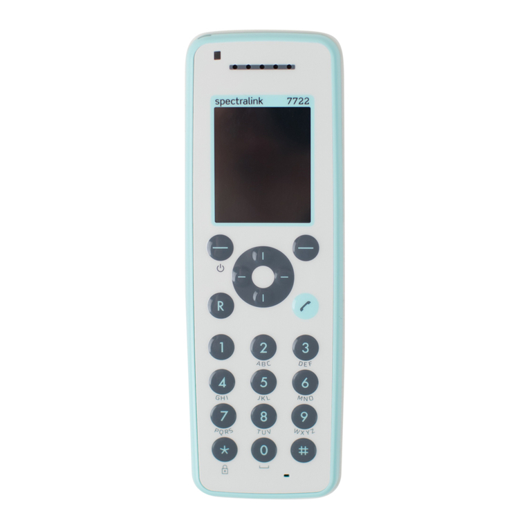SpectraLink 7722 User manual