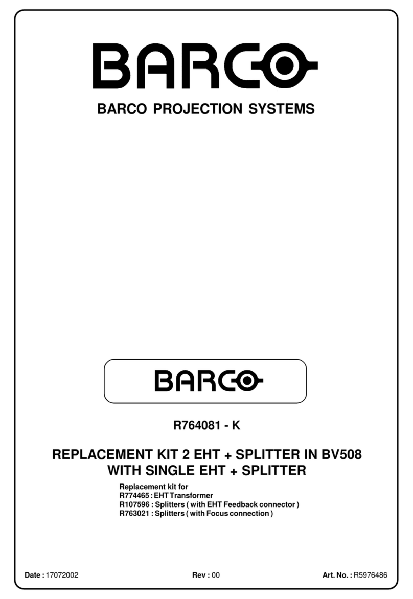 Barco R764081-K User manual