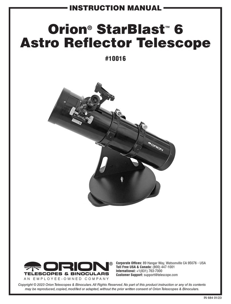 Orion StarBlast 6 User manual Orion StarBlast 6 User manual