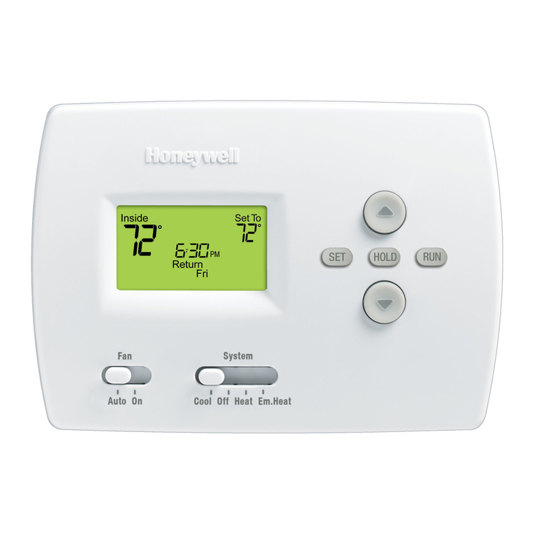 Honeywell PRO TH4210D User manual