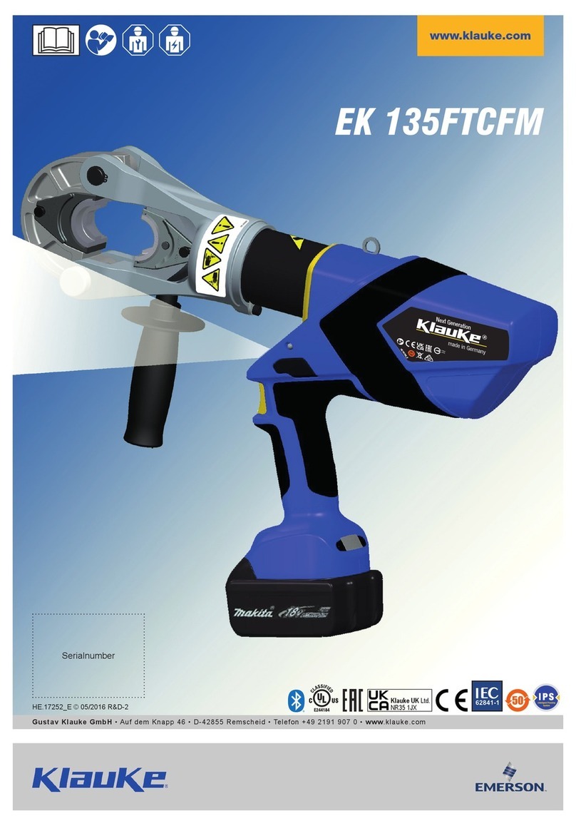 Emerson Klauke EK 135FTCFM User manual