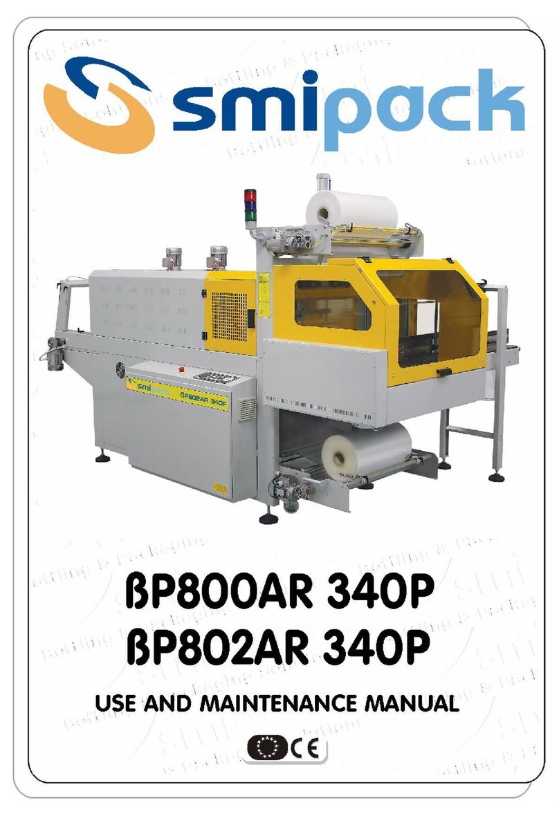Smipack BP800AR 340P Use and maintenance manual
