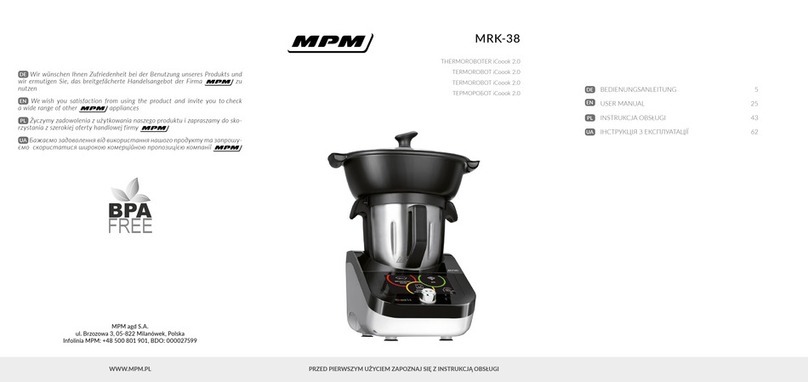 MPM iCoook 2.0 user manual