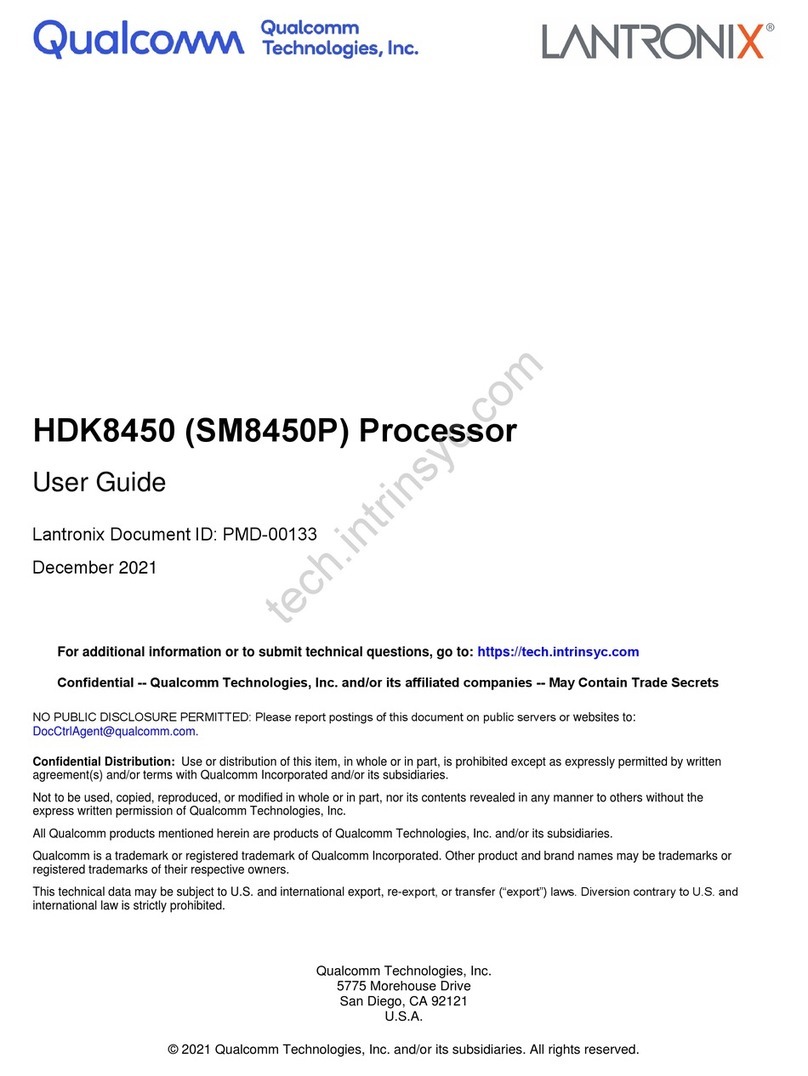 Lantronix Qualcomm HDK8450 user guide