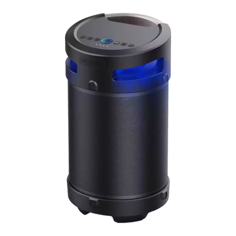 Laser Soundtec Party Blaster User manual