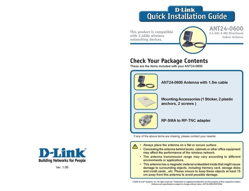 D-Link ANT24-0600 User manual D-Link ANT24-0600 User manual
