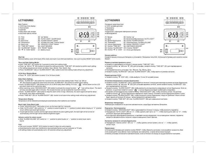 RHYTHM LCT102NR03 Start-up