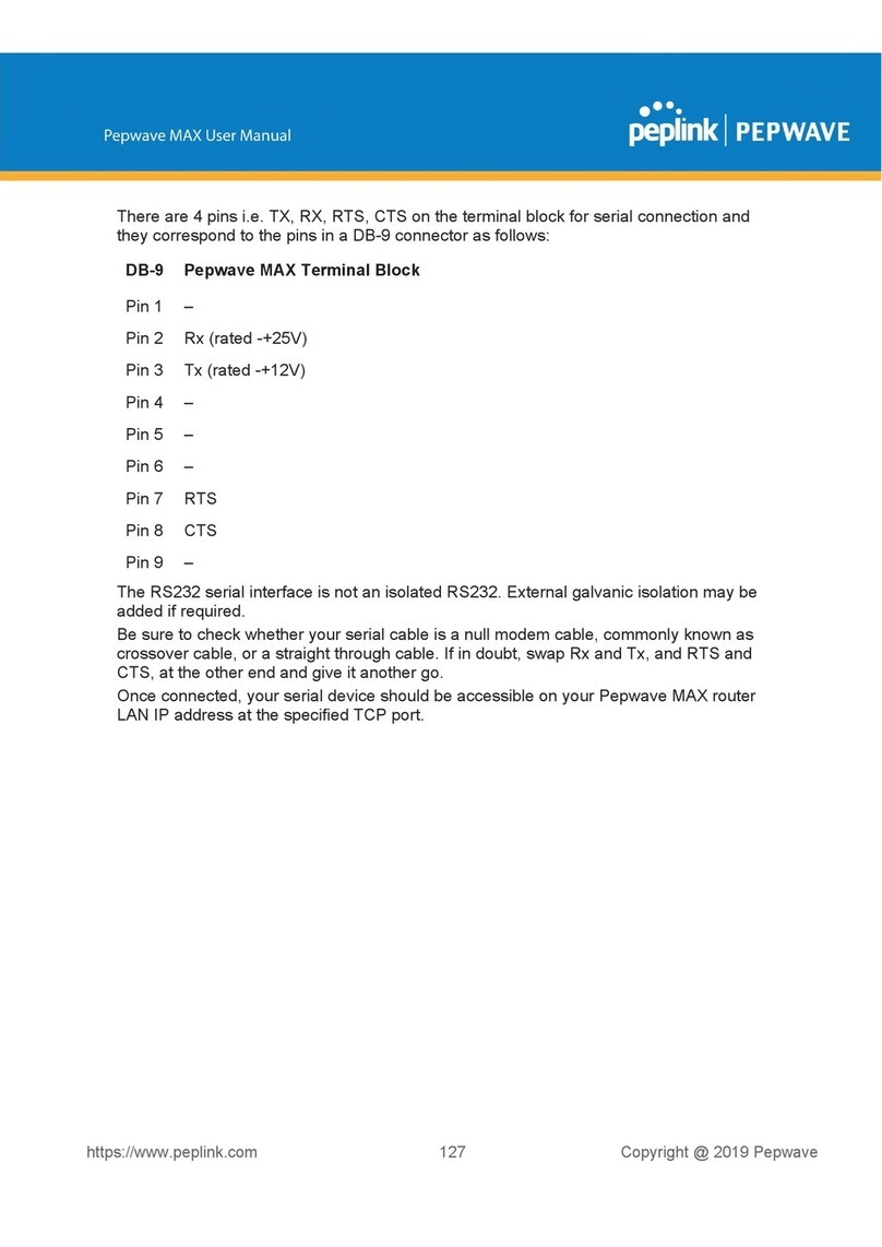 peplink PEPWAVE MAX Adapter User manual peplink PEPWAVE MAX Adapter User manual