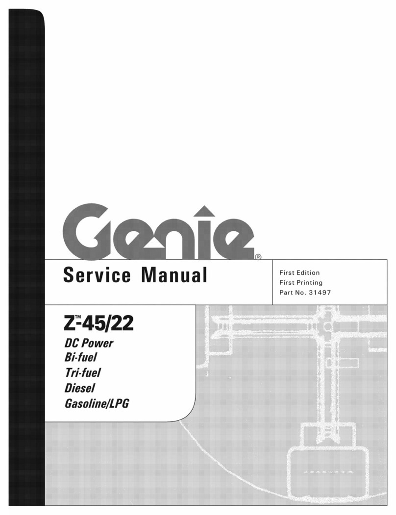 Genie Z-45/22 User manual Genie Z-45/22 User manual
