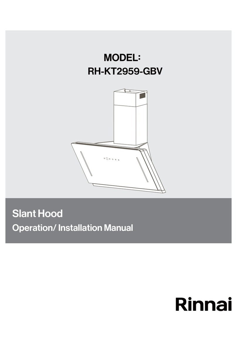 Rinnai RH-KT2959-GBV Operation & installation manual Rinnai RH-KT2959-GBV Operation & installation manual