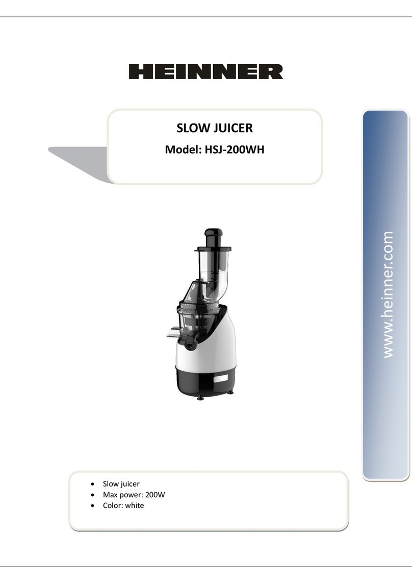 Heinner HSJ-200WH User manual