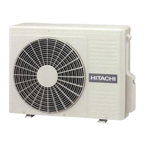 Hitachi RAC-VJ18PHAE User manual