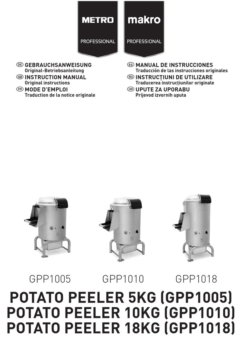 METRO PROFESSIONAL GPP1005 instruction manual