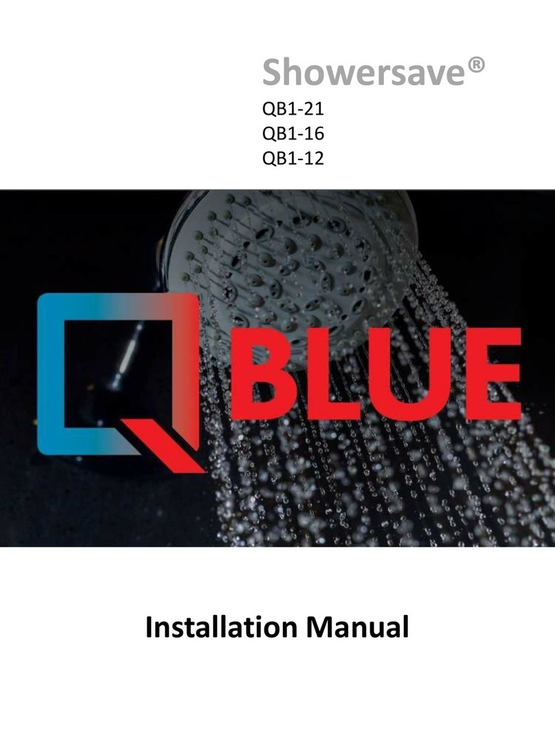 Q-Blue Showersave QB1-21 User manual