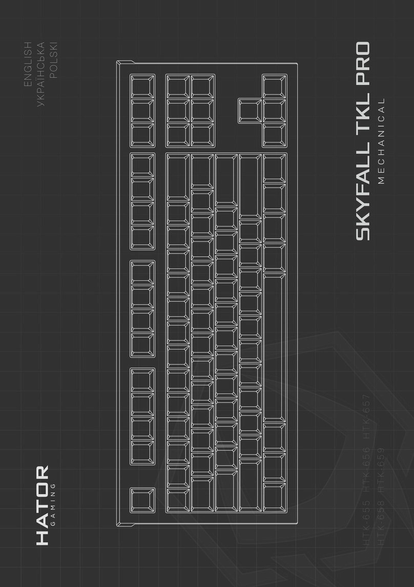 HATOR GAMING SKYFALL TKL PRO manual