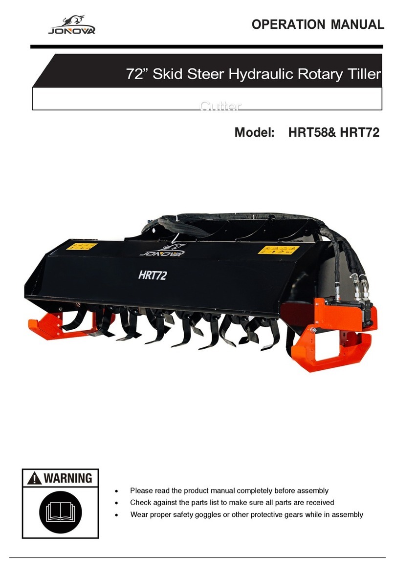 JONOVA HRT58 Operation manual